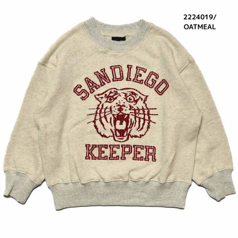 【130~150】★NEEDLEWORKS★柔らか裏毛SANDIEGOトレーナー(2224019j)